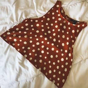 Polka Dot Cropped Camisole